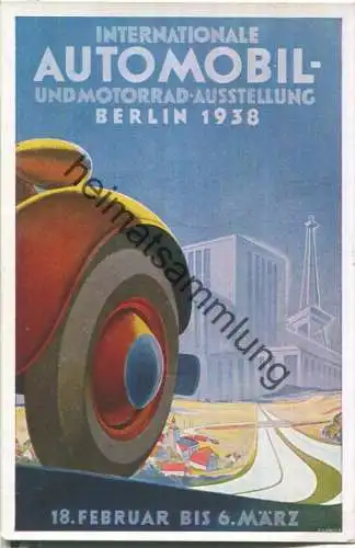 Internationale Automobil- und Motorrad-Ausstellung 1938 - Sonderstempel