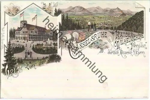 Casselsruhe - Kaiser-Wilhelmshöhe - Pension - Verlag Carl Bohl Eisenach ca. 1895