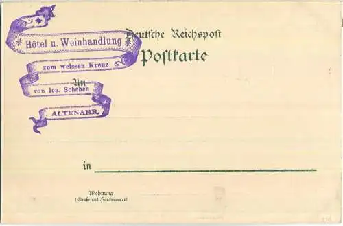 Altenahr - Rittersprung - Verlag H. Fabry Altenahr ca. 1895