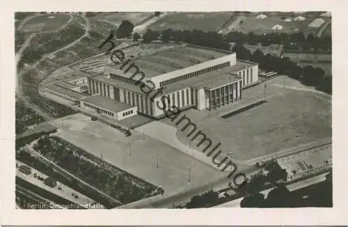 Berlin - Deutschlandhalle - Foto-AK - Hansa-Luftbild Berlin