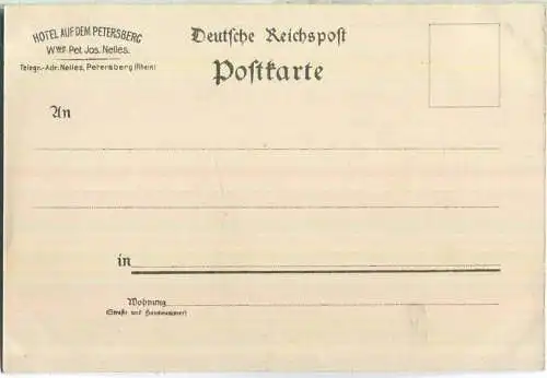 Petersberg - Hotel - Verlag Wwe Pet. Jos. Nelles Petersberg ca. 1895