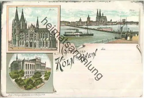 Köln - Richard-Wallraf Museum - Verlag G. Blümlein & Co Frankfurt ca. 1895