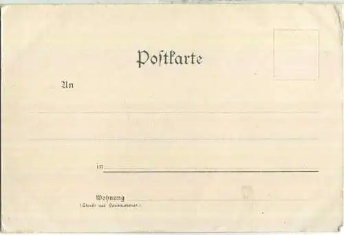 Künstlerkarte Köln - Jan van Werth - F. v. Wille - Verlag L. Schwann Düsseldorf ca. 1895