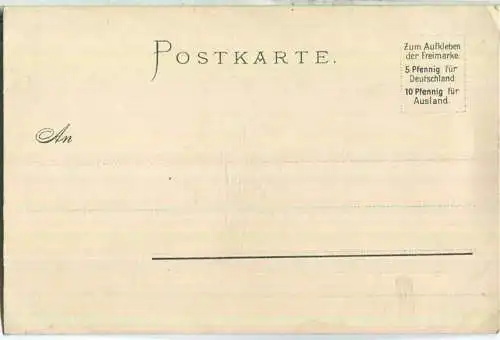 Künstlerkarte Köln - signiert Bilsen - Verlag Novitas Hamburg ca. 1895