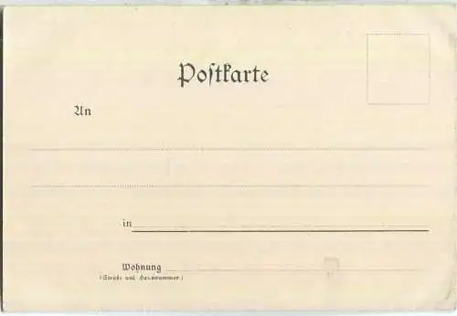 Künstlerkarte Köln - Alaaf Köln - Martinskirche - F. v. Wille - Verlag L. Schwann Düsseldorf ca. 1895