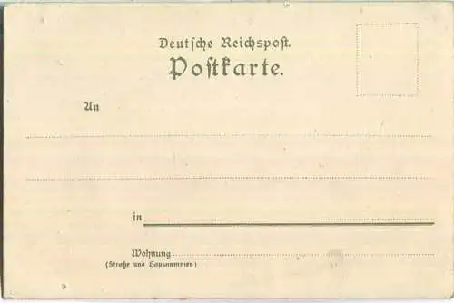 Künstlerkarte Köln - Franz Hein - Verlag J. Velten Karlsruhe ca. 1895