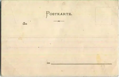 Bacharach - Künstlerkarte F. Reiss - Verlag Freytag Stuttgart ca. 1895