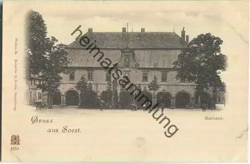 Soest - Rathaus - Verlag Reinicke & Rubin Magdeburg