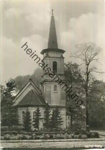 Berlin - Bohnsdorf - Kirche - Foto-Ansichtskarte - VEB Postkarten-Verlag Berlin 50er Jahre