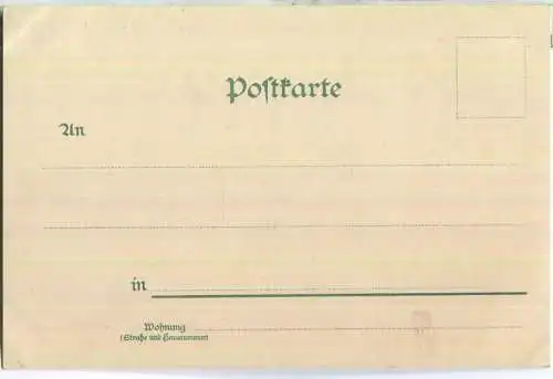 Gruss aus Berlin - Denkmal des Grossen Kurfürsten - Schloss - Dom - Künstlerkarte - Verlag J. Miesler Berlin ca. 1900