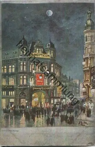 Berlin - Friedrichstrasse-Passage - Panopticum - Künstlerkarte A. Heide - Verlag Seegers & Sehrndt Berlin ca. 1900