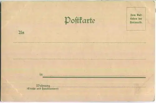 Gruss aus Berlin - Das Brandenburger Tor - Künstlerkarte - Verlag Seegers & Sehrndt Berlin ca. 1900