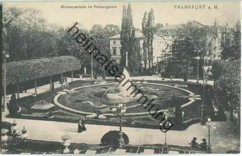 Frankfurt - Blumenparterre im Palmengarten - Verlag Dr. Trenkler Co. Leipzig 1905