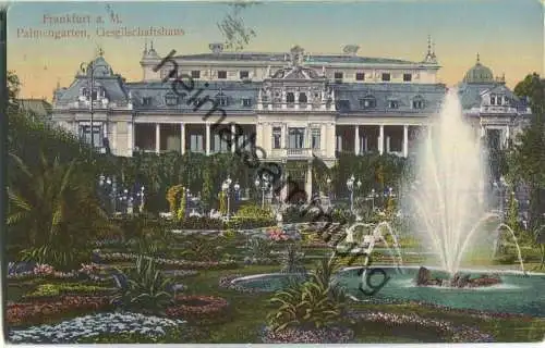 Frankfurt - Palmengarten - Gesellschaftshaus