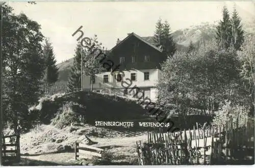 Steinberghütte - Westendorf - Foto-Ansichtskarte - Verlag Robert Traunmüller Hopfgarten