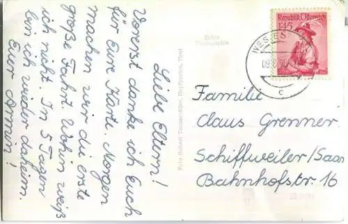 Steinberghütte - Westendorf - Foto-Ansichtskarte - Verlag Robert Traunmüller Hopfgarten