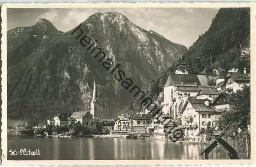 Hallstatt- Foto-Ansichtskarte - Verlag Scharlinger Hallstatt