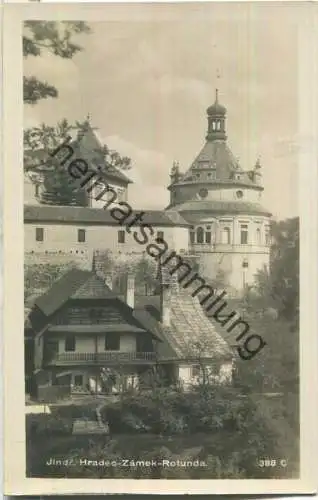 Jindrichuv Hradec - Zamek-Rotunda - Foto-Ansichtskarte