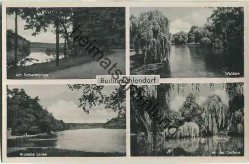 Berlin - Zehlendorf - Am Schlachtensee - Krumme Lanke - Verlag Lothar H. Kieler Berlin