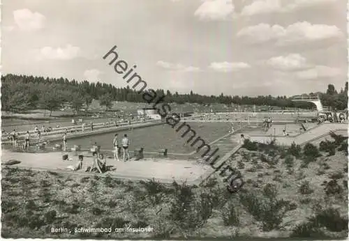 Berlin Schöneberg - Schwimmbad am Insulaner - Verlag Kunst und Bild Berlin