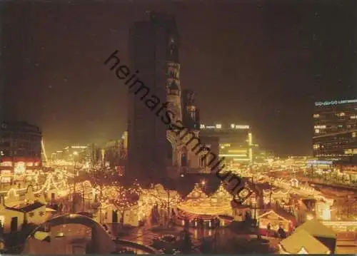 Berlin - Weihnachtsmarkt auf dem Breitscheidplatz - Gedächtniskirche - Verlag Schikkus Berlin