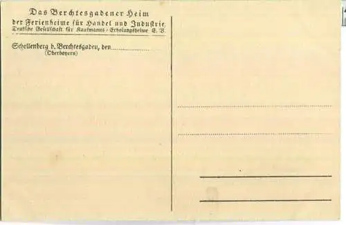 Schellenberg - Das Berchtesgadener Heim der Ferienheime für Handel und Industrie