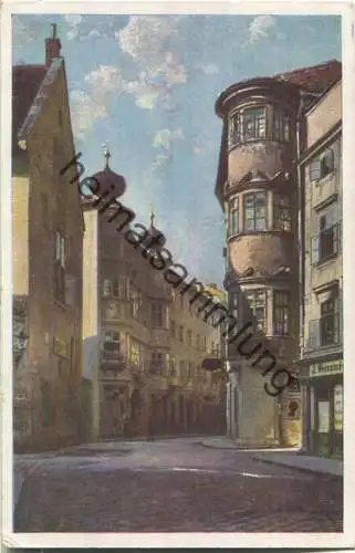 Linz - Altstadt - Künstlerkarte - Verlag Hans Hausner Wien