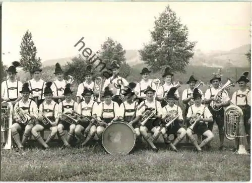 Musikkapelle Feldkirchen - Foto-Ansichtskarte - Verlag Foto H. Geister Freilassing 1968