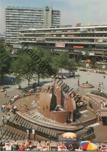 Berlin - Breitscheidplatz - Brunnen an der Gedächtniskirche - Verlag Kunst und Bild Berlin