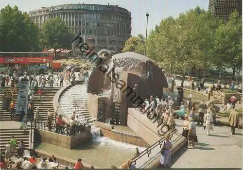 Berlin - Breitscheidplatz - Brunnen an der Gedächtniskirche - Verlag Kunst und Bild Berlin