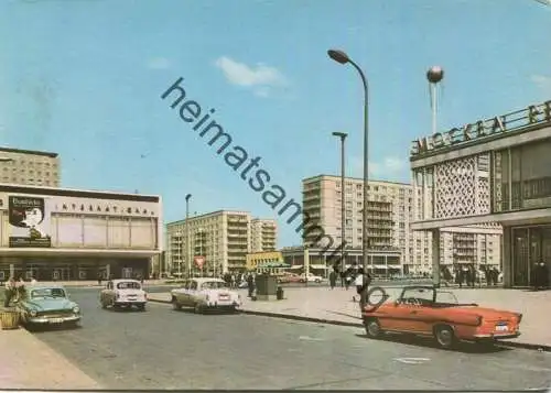 Berlin - Karl-Marx-Allee - AK-Grossformat - Verlag VEB Bild und Heimat Reichenbach - gel. 1970