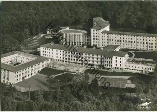 Gemünden am Main - Provinzhaus der Kreuzschwestern mit Schülerinnenheim und Schule - Luftaufnahme - Foto-Ansichtskarte