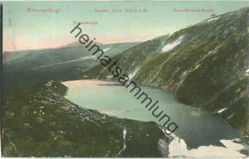 Schneekoppe - Prinz-Heinrich-Baude - Riesengebirge - Verlag Franz Pietschmann Görlitz