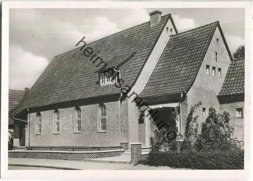 27356 Rotenburg (Wümme) - Neuapostolische Kirche Fuhrenstrasse - Foto-AK Grossformat ca. 1960