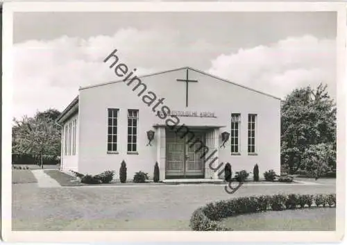 Hamburg-Sasel - Neuapostolische Kirche Dweer Blöcken 8 - Foto-AK Grossformat ca. 1960