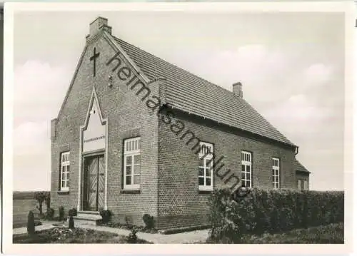 Ost-Grossefehn - Neuapostolische Kirche - Foto-AK Grossformat ca. 1960