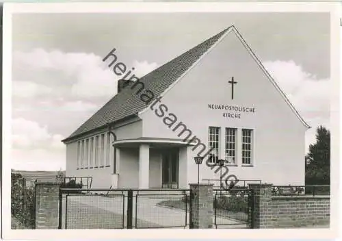 Buxtehude - Neuapostolische Kirche Goethestrasse 9 - Foto-AK Grossformat ca. 1960