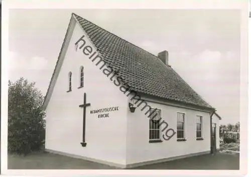 Bremervörde - Neuapostolische Kirche Rahlandsweg 11 - Foto-AK Grossformat ca. 1960