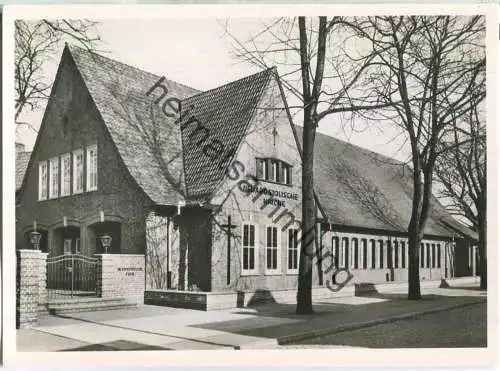 Elmshorn-Süd - Neuapostolische Kirche Ollnsstrasse 17 - Foto-AK Grossformat ca. 1960