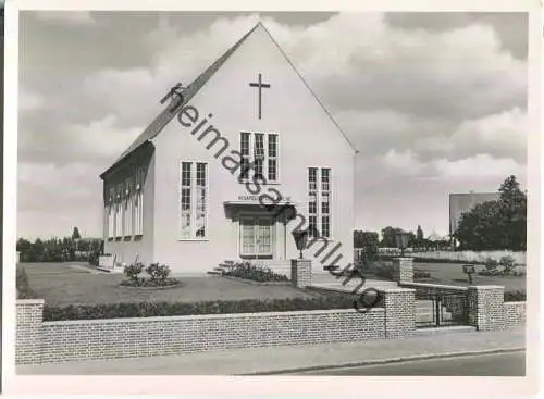 Schenefeld - Neuapostolische Kirche Am Feldweg - Foto-AK Grossformat ca. 1960