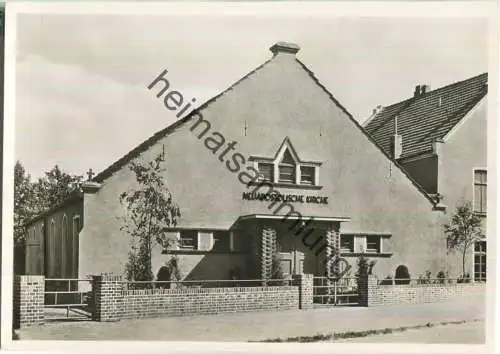 Wilhelmshaven - Neuapostolische Kirche Genossenschaftsstr. 41 - Foto-Ansichtskarte Grossformat ca. 1960