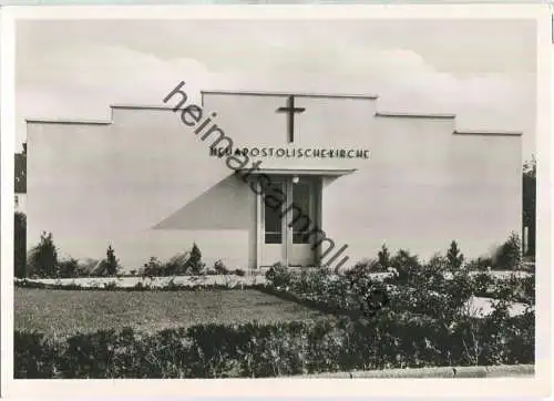 Wilhelmshaven - Neuapostolische Kirche Salzastr. 61 - Foto-Ansichtskarte Grossformat ca. 1960