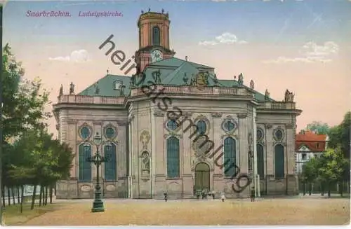 Saarbrücken - Ludwigskirche - Verlag Rithausen Saarbrücken - Feldpost