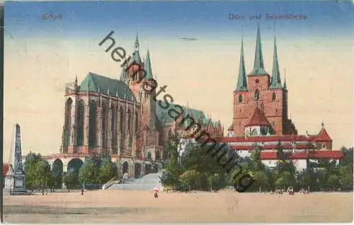 Erfurt - Dom und Severinkirche - ohne Verlagsangaben