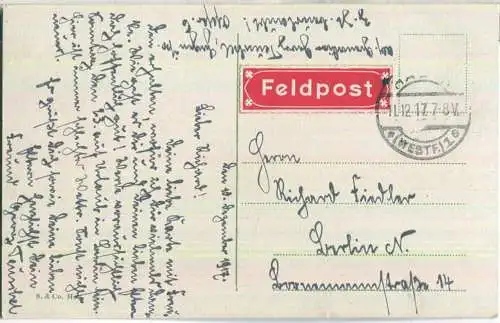 Hagen - Stadtgarten - Verlag S. & Co H. - Feldpost