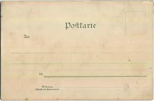 Walchensee mit Karwendelgebirge - Künstlerkarte Zeno Diemer - Verlag Ottmar Zieher München ca. 1900