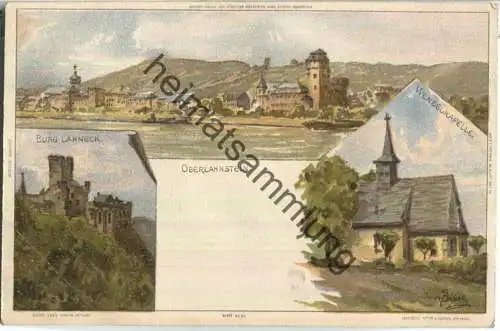 Oberlahnstein - Burg Lahneck - Wenzelkapelle - Künstlerkarte - Novitas-Verlag GmbH Hamburg