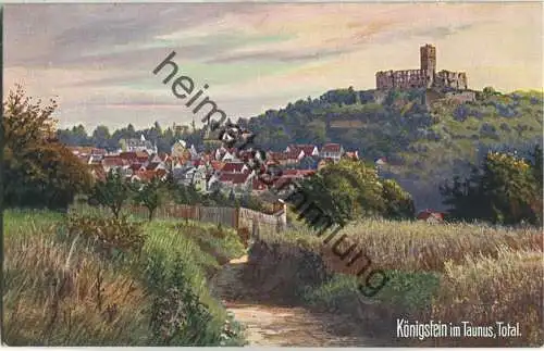 Königstein im Taunus - Künstlerkarte - Verlag C. F. Wiedemann Roda