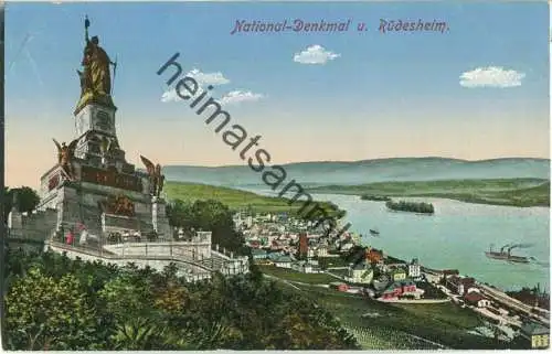 National-Denkmal und Rüdesheim - Verlag K. S. M.