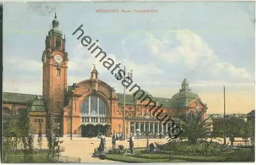 Wiesbaden - Neuer Hauptbahnhof - Verlag Carl v. d. Boogart Wiesbaden